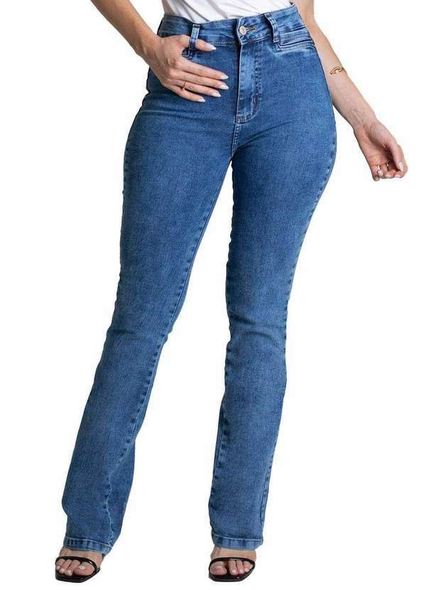 Sawary - Calça Jeans Sawary Boot Cut - 278991 Azul
