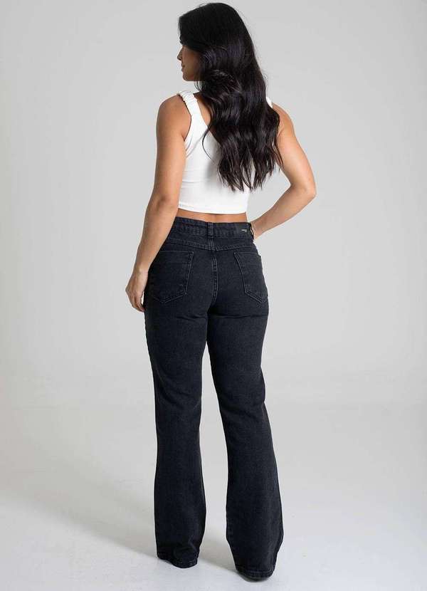 Sawary - Calça Jeans Sawary Boot Cut - 279943 Preto 4