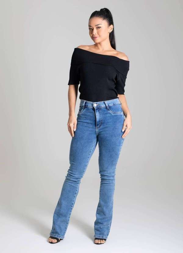 Sawary - Calça Jeans Sawary Boot Cut - 280063 Azul 2