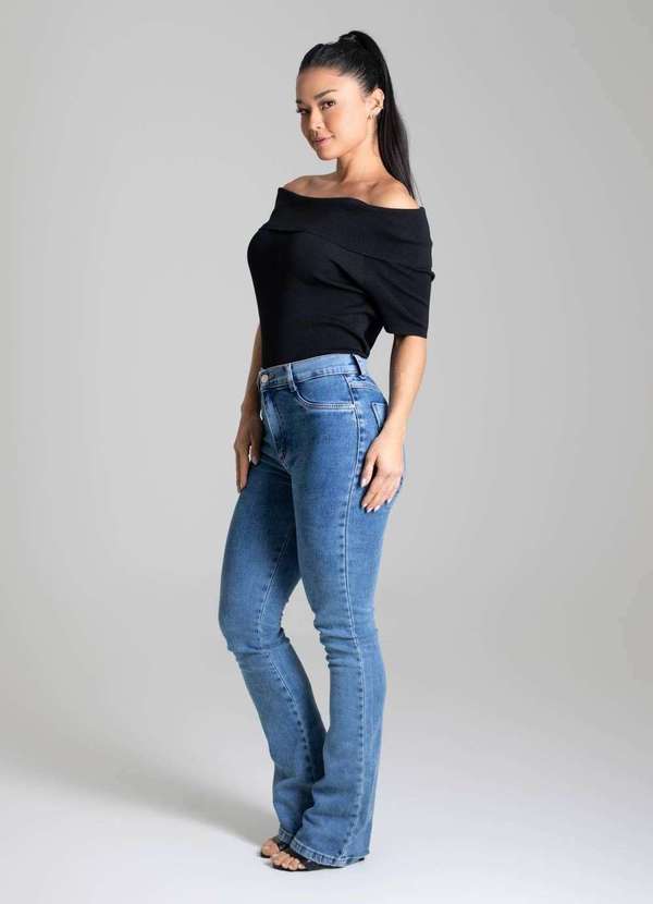 Sawary - Calça Jeans Sawary Boot Cut - 280063 Azul 3