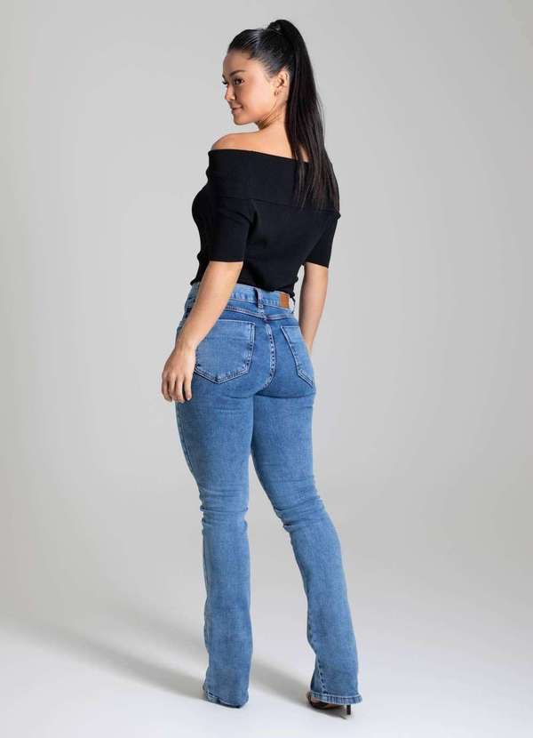 Sawary - Calça Jeans Sawary Boot Cut - 280063 Azul 4