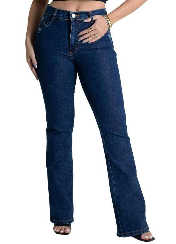 Sawary - Calça Jeans Sawary Boot Cut - 280071 Azul