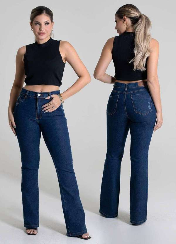 Sawary - Calça Jeans Sawary Boot Cut - 280071 Azul 2