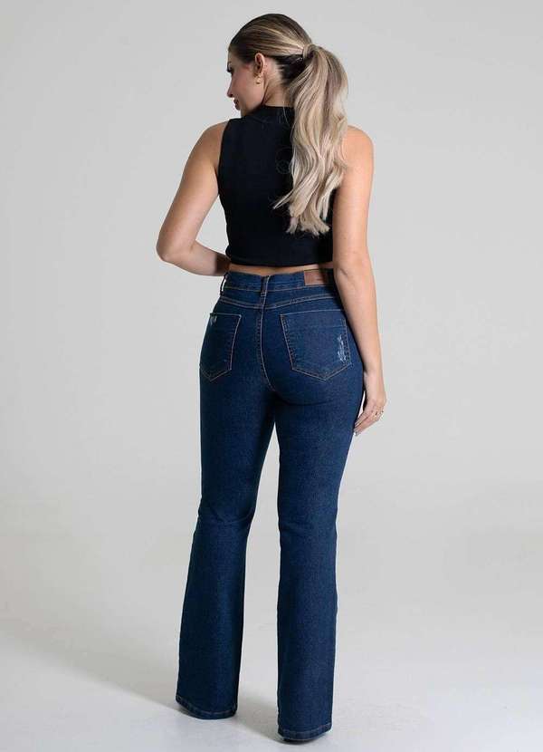 Sawary - Calça Jeans Sawary Boot Cut - 280071 Azul 5