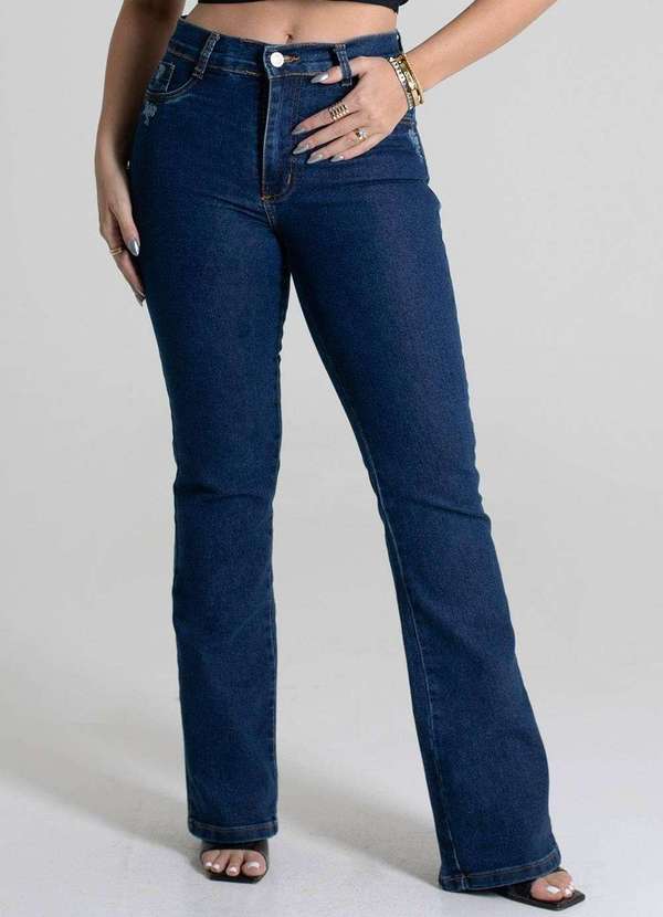 Sawary - Calça Jeans Sawary Boot Cut - 280071 Azul 6