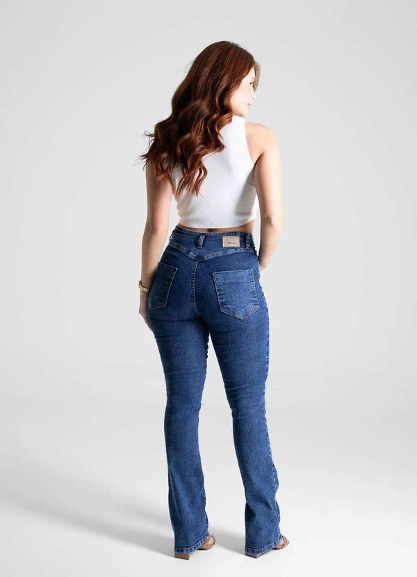 Sawary - Calça Jeans Sawary Boot Cut - 280086 Azul 4