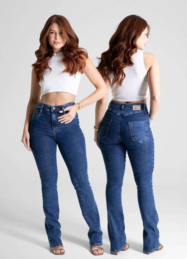 Sawary - Calça Jeans Sawary Boot Cut - 280086 Azul 6