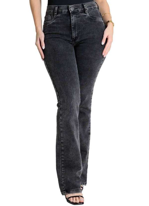 Sawary - Calça Jeans Sawary Boot Cut - 280248 Cinza