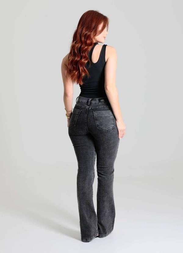 Sawary - Calça Jeans Sawary Boot Cut - 280248 Cinza 4