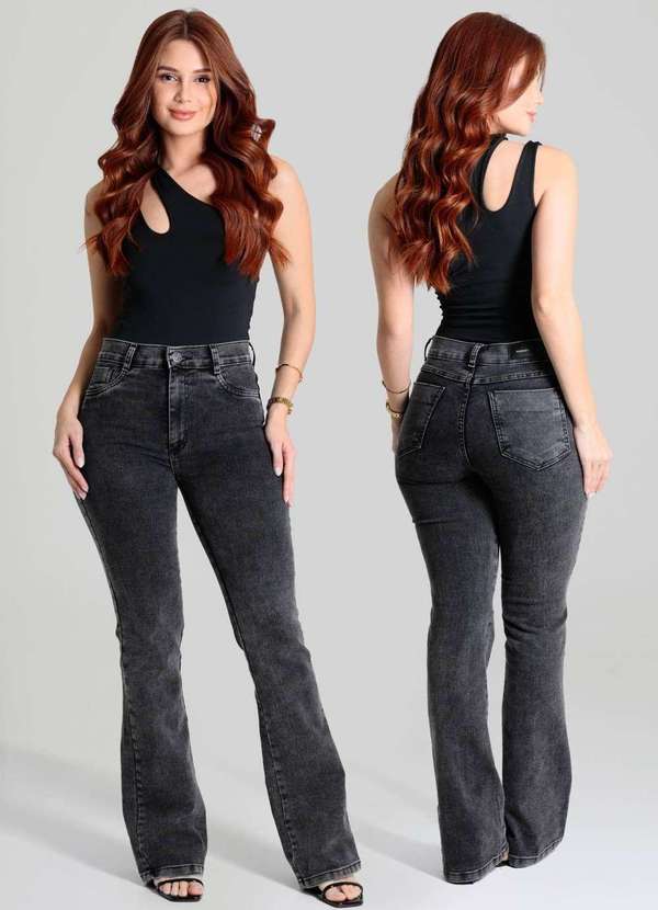 Sawary - Calça Jeans Sawary Boot Cut - 280248 Cinza 5