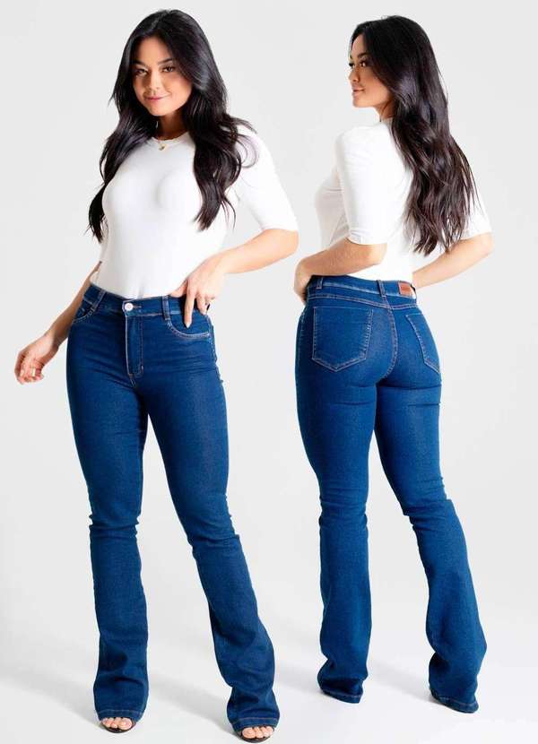 Sawary - Calça Jeans Sawary Boot Cut - 280274 Azul 6