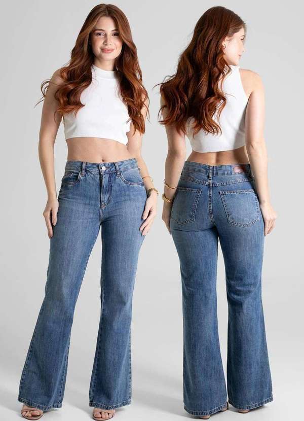 Sawary - Calça Jeans Sawary Boot Cut - 280455 Azul 6