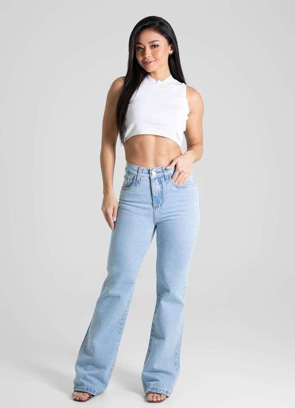 Sawary - Calça Jeans Sawary Boot Cut - 280591 Azul 2