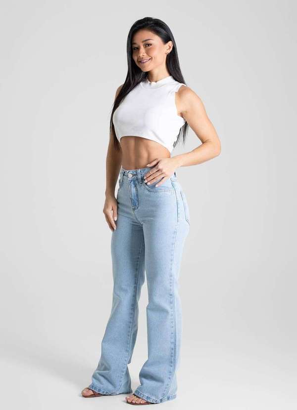 Sawary - Calça Jeans Sawary Boot Cut - 280591 Azul 3