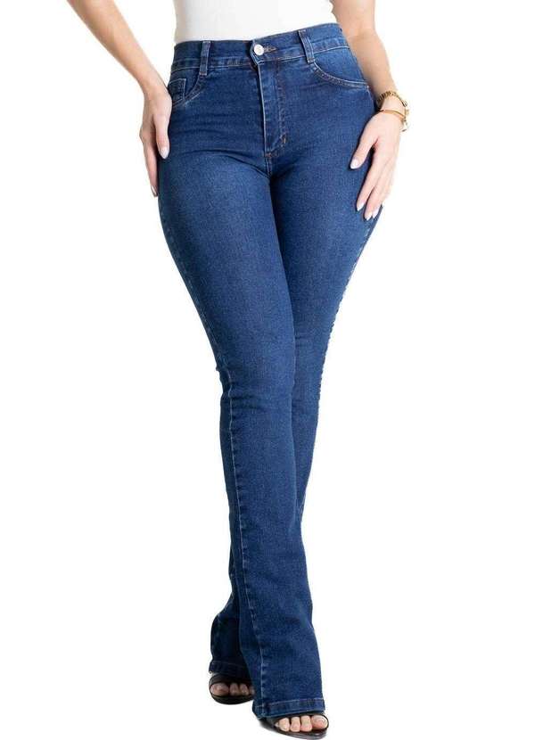 Sawary - Calça Jeans Sawary Boot Cut - 280688 Azul