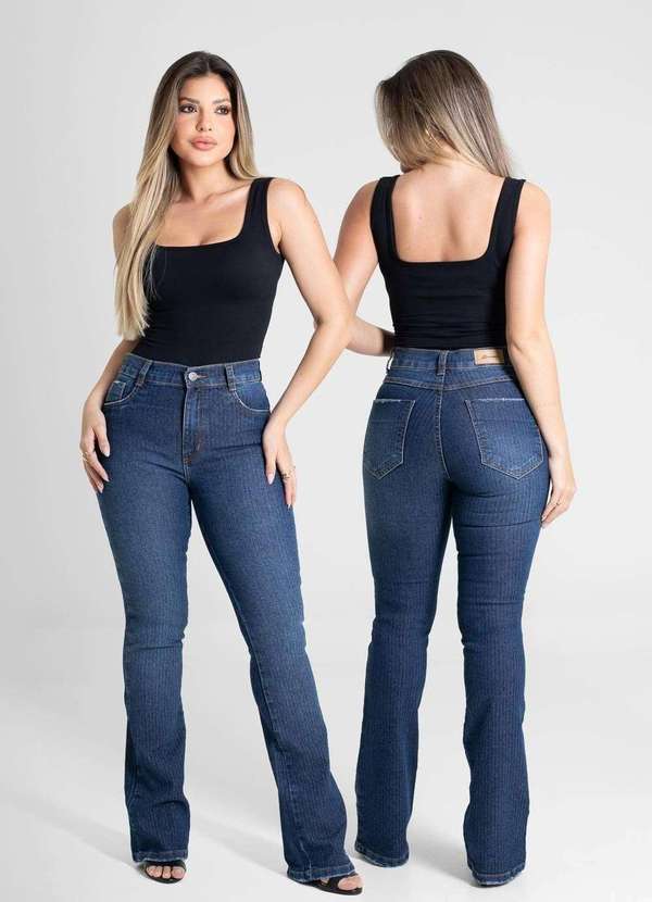 Sawary - Calça Jeans Sawary Boot Cut - 280697 Azul 6