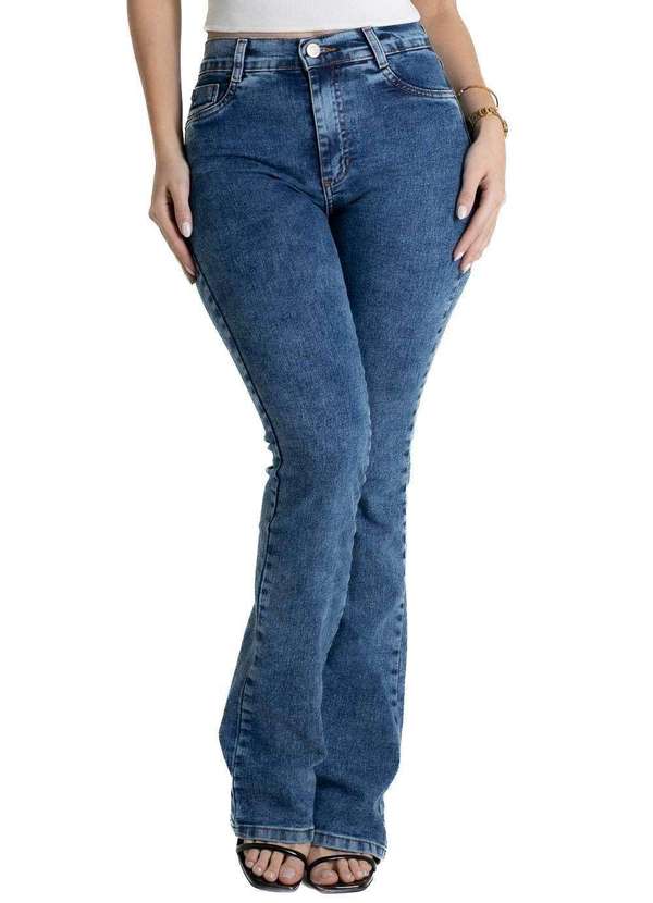 Sawary - Calça Jeans Sawary Boot Cut - 280701 Azul