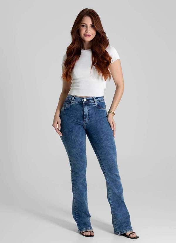 Sawary - Calça Jeans Sawary Boot Cut - 280701 Azul 2