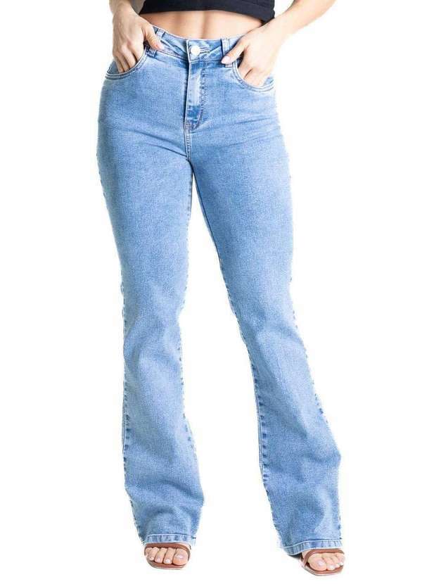 Sawary - Calça Jeans Sawary Boot Cut - 280722 Azul