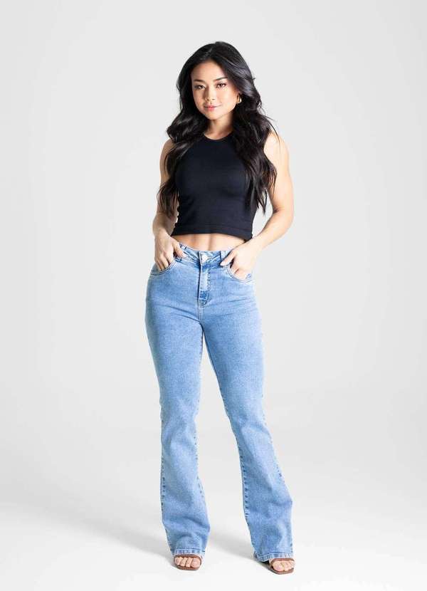 Sawary - Calça Jeans Sawary Boot Cut - 280722 Azul 2