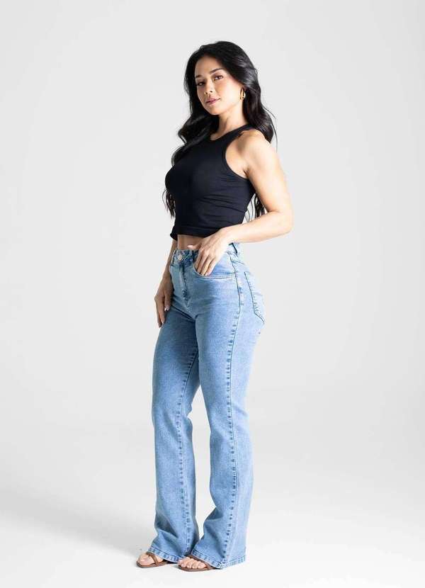 Sawary - Calça Jeans Sawary Boot Cut - 280722 Azul 3