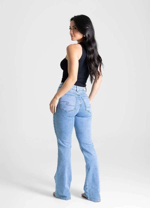 Sawary - Calça Jeans Sawary Boot Cut - 280722 Azul 4