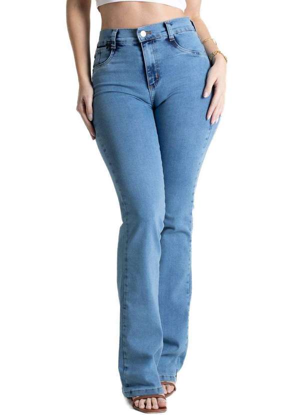 Sawary - Calça Jeans Sawary Boot Cut - 280789 Azul