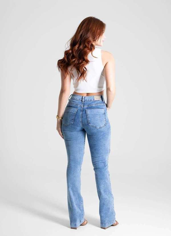 Sawary - Calça Jeans Sawary Boot Cut - 280803 Azul 4