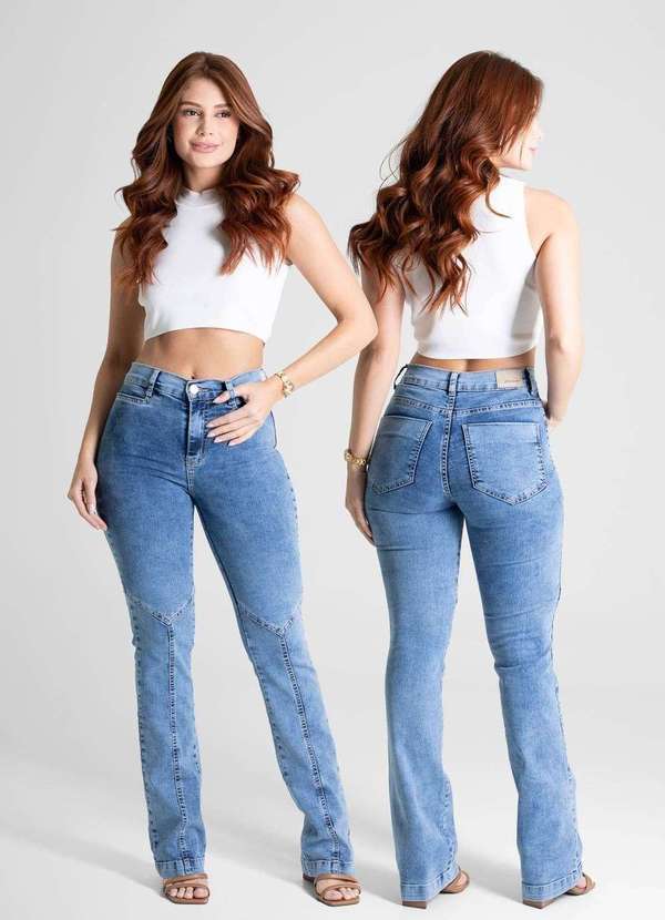 Sawary - Calça Jeans Sawary Boot Cut - 280803 Azul 6