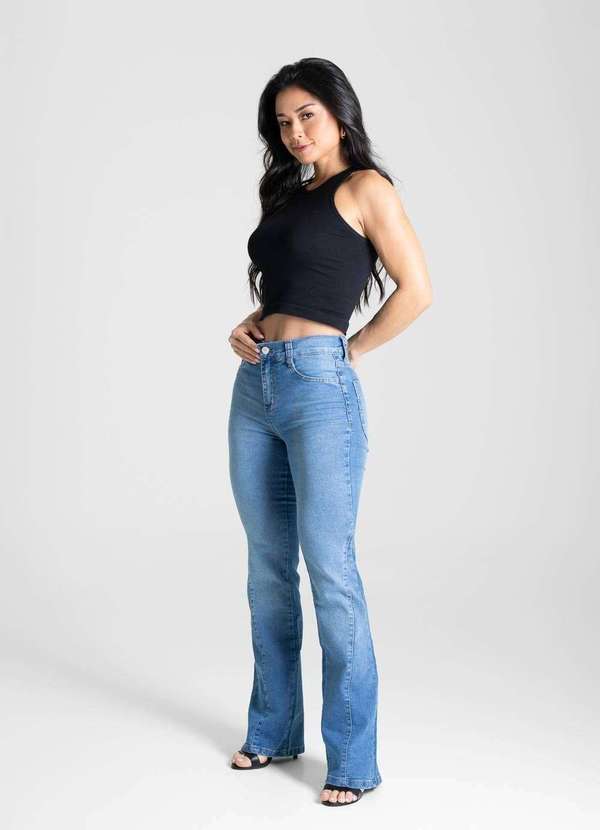 Sawary - Calça Jeans Sawary Boot Cut - 280804 Azul 3