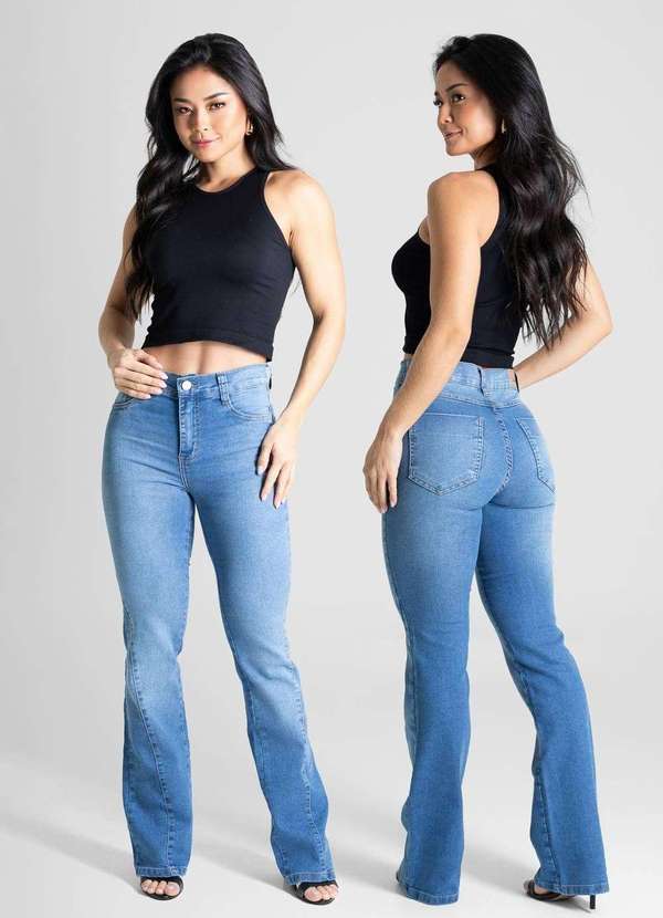 Sawary - Calça Jeans Sawary Boot Cut - 280804 Azul 6