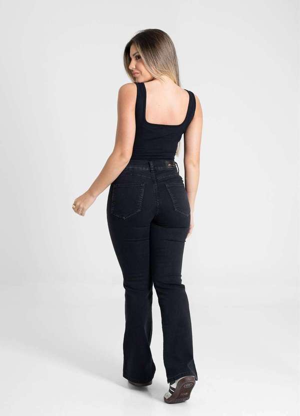 Sawary - Calça Jeans Sawary Boot Cut - 280809 Preto 4