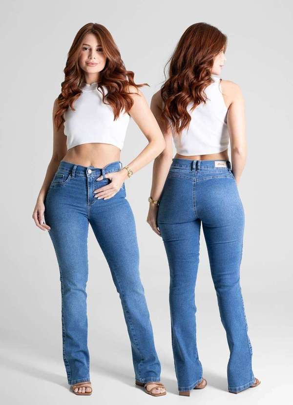 Sawary - Calça Jeans Sawary Boot Cut - 280863 Azul 6