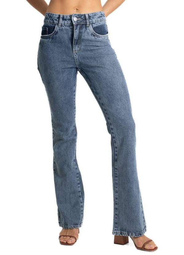Sawary - Calça Jeans Sawary Boot Cut - 280867 Azul