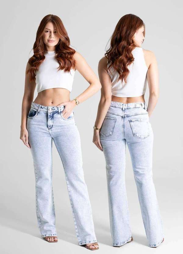 Sawary - Calça Jeans Sawary Boot Cut - 280873 Azul 6