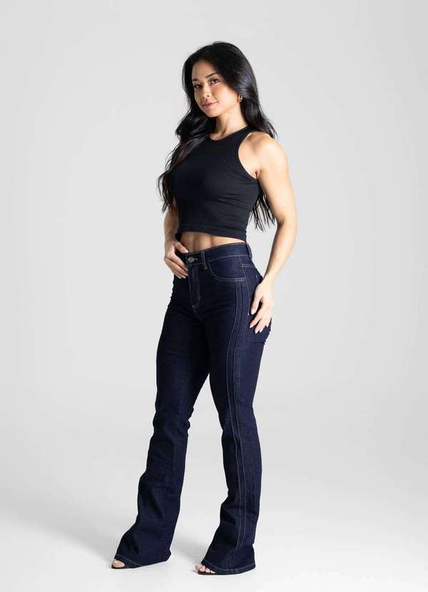 Sawary - Calça Jeans Sawary Boot Cut - 280912 Azul 3