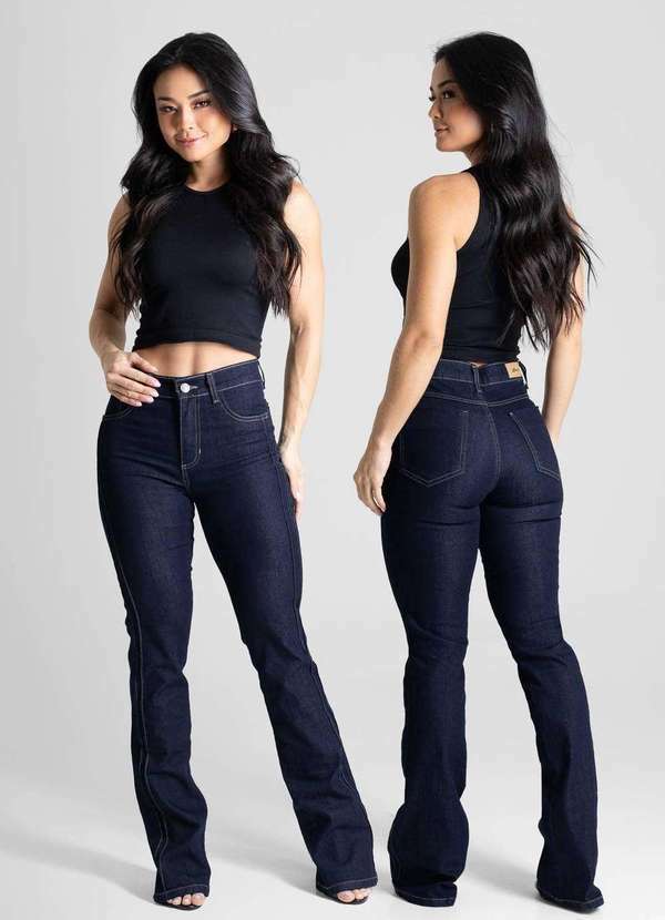 Sawary - Calça Jeans Sawary Boot Cut - 280912 Azul 6