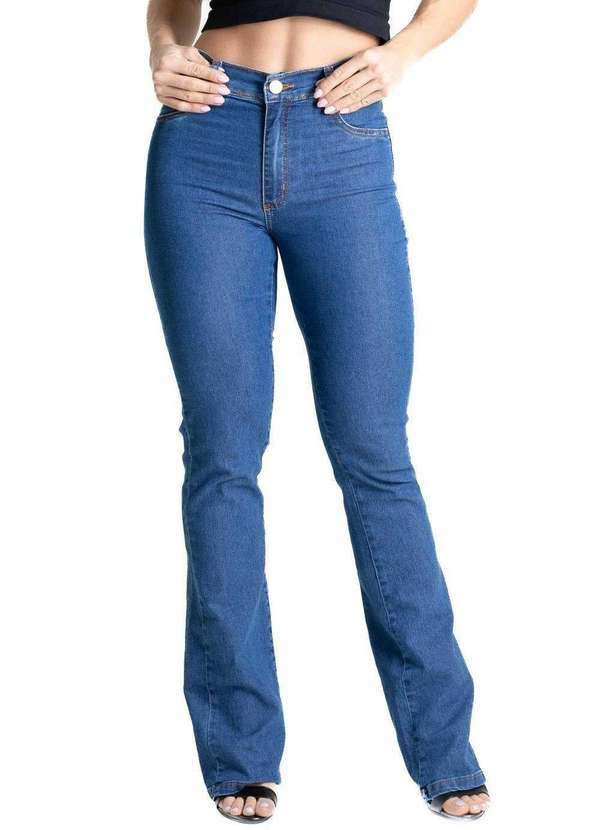 Sawary - Calça Jeans Sawary Boot Cut - 280991 Azul