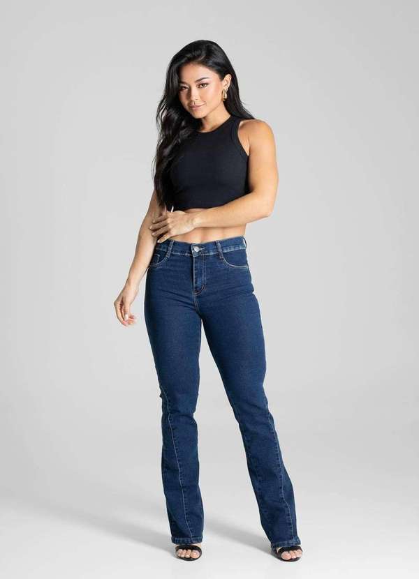 Sawary - Calça Jeans Sawary Boot Cut - 281071 Azul 2