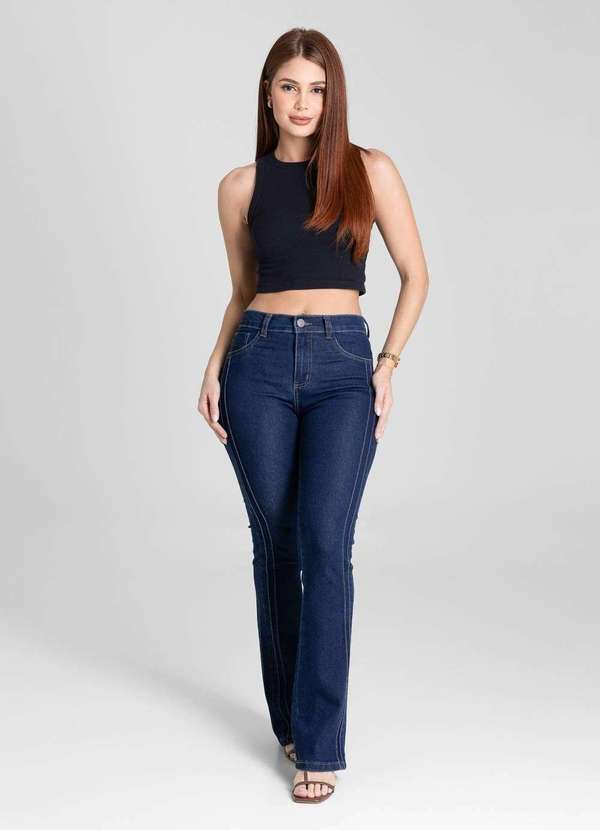 Sawary - Calça Jeans Sawary Boot Cut - 281074 Azul 2