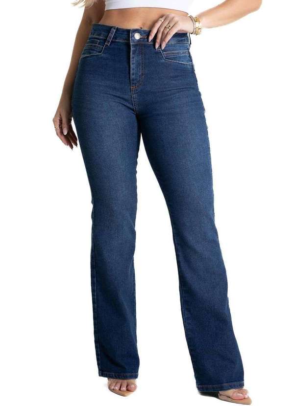 Sawary - Calça Jeans Sawary Boot Cut - 281089 Azul