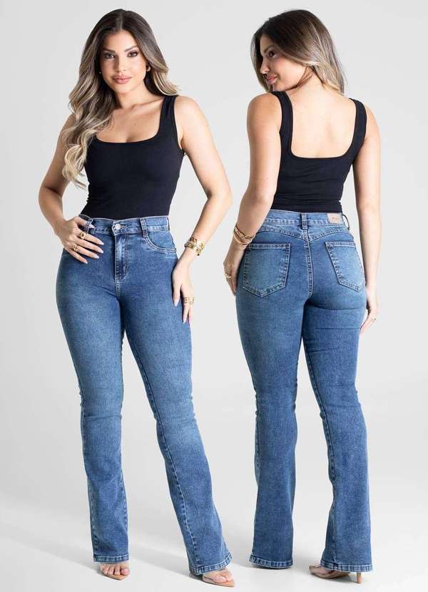 Sawary - Calça Jeans Sawary Boot Cut - 281095 Azul 2