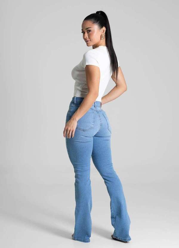 Sawary - Calça Jeans Sawary Boot Cut - 281221 Azul 4