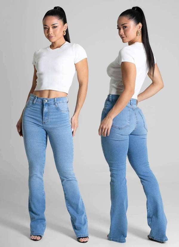 Sawary - Calça Jeans Sawary Boot Cut - 281221 Azul 6