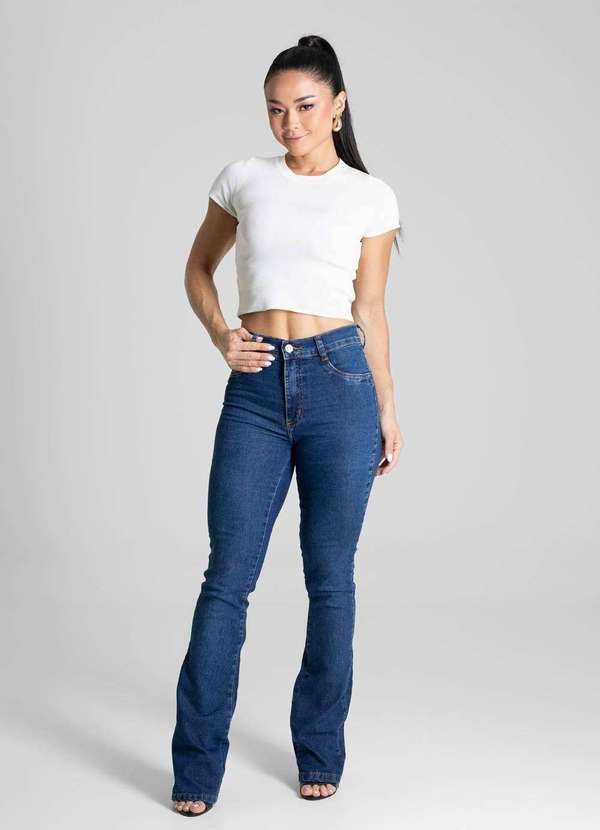 Sawary - Calça Jeans Sawary Boot Cut - 281223 Azul 2