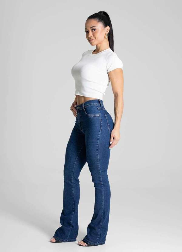 Sawary - Calça Jeans Sawary Boot Cut - 281223 Azul 3