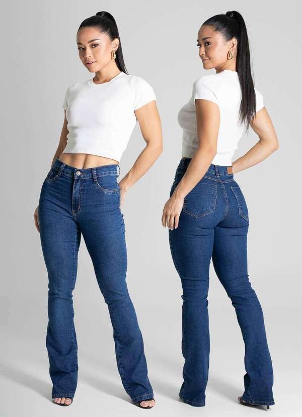 Sawary - Calça Jeans Sawary Boot Cut - 281223 Azul 6