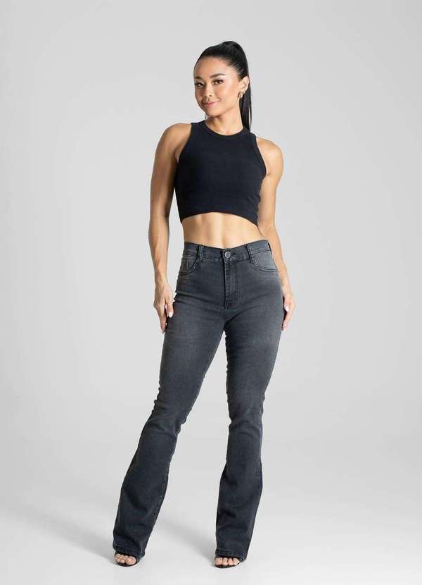 Sawary - Calça Jeans Sawary Boot Cut - 281229 Preto 6