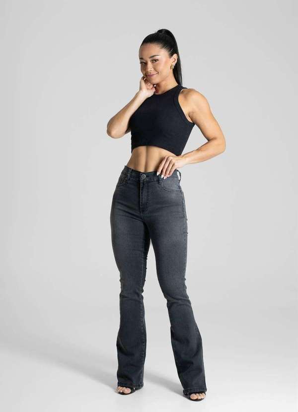 Sawary - Calça Jeans Sawary Boot Cut - 281229 Preto 5