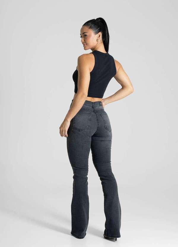 Sawary - Calça Jeans Sawary Boot Cut - 281229 Preto 4